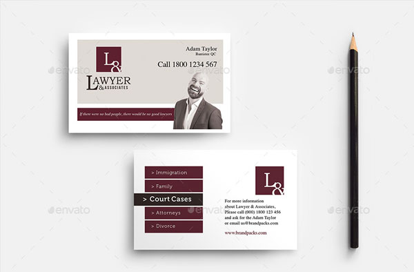 Image 6 for Lawyer Business Cards Templates